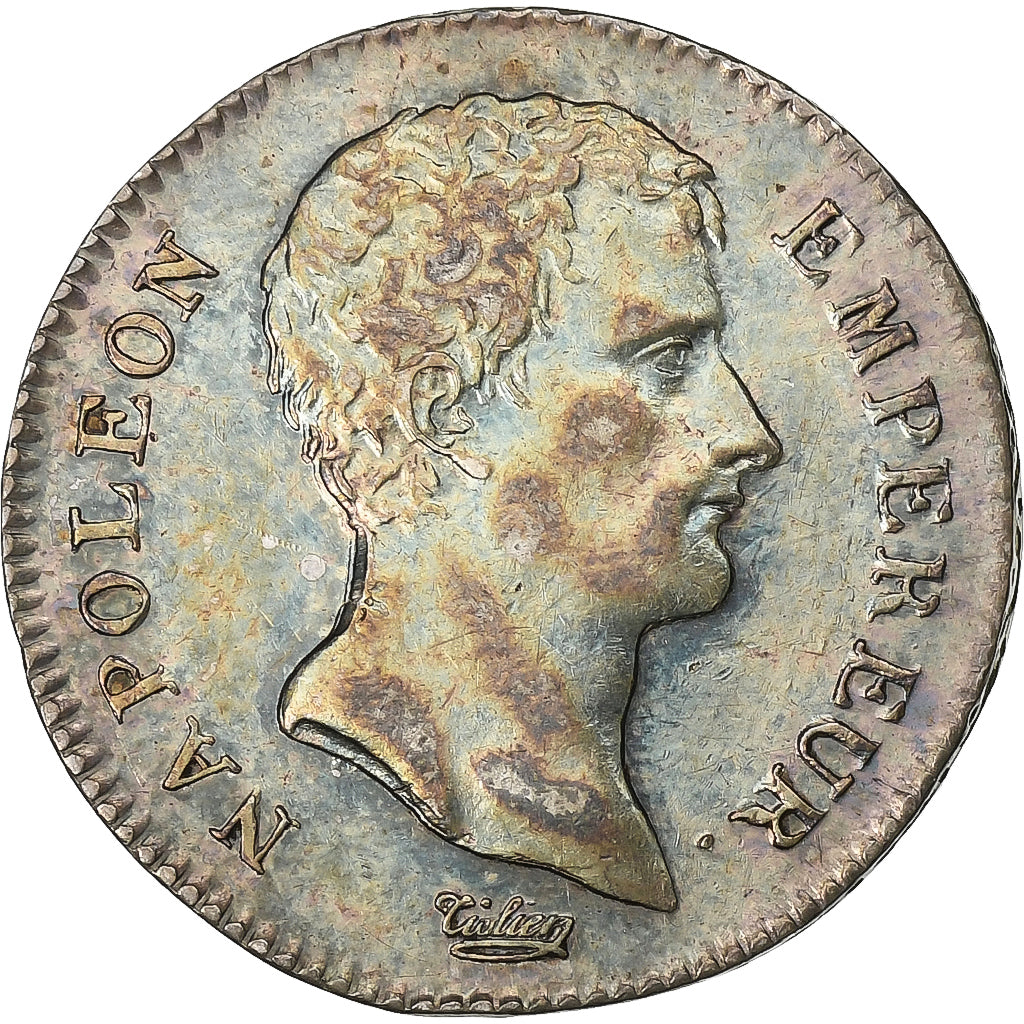 Francja, Napoleon I, 1 Franc, An 12, Paris, Srebro, EF(40-45), Gadoury:443