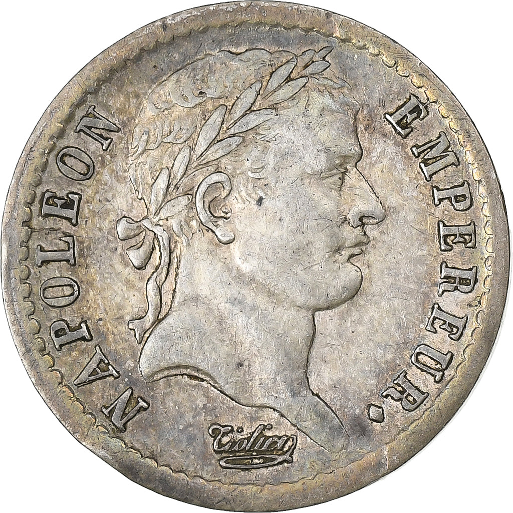 France, Napoleon I, 1/2 Franc, 1812, Paris, Silver, EF(40-45), Gadoury:399