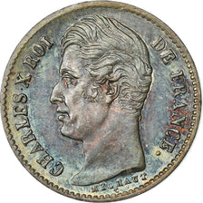 Frankreich, Charles X, 1/4 Franc, 1830, Paris, Silber, SS+, Gadoury:353