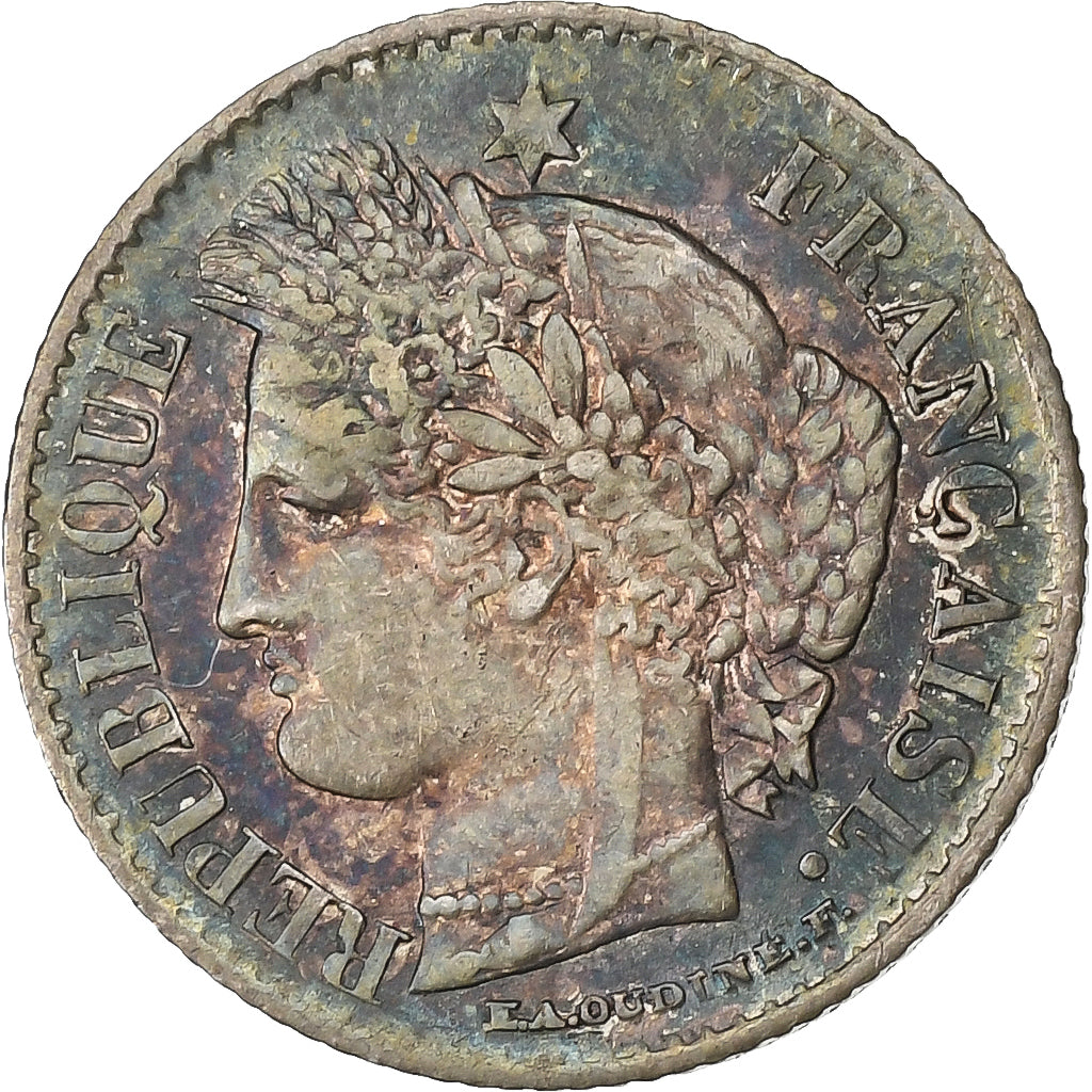 France, 20 Centimes, Cérès, 1850, Paris, Silver, EF(40-45), Gadoury:303