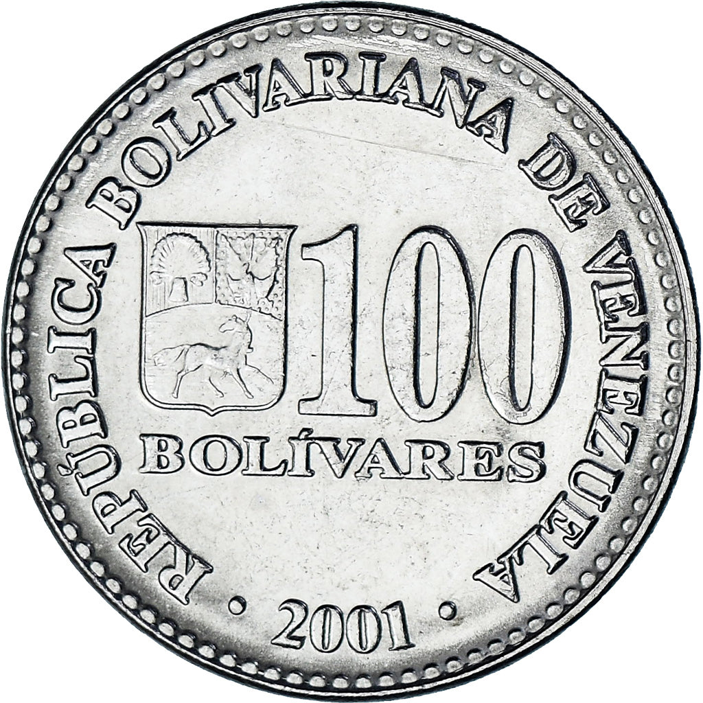 Venezuela, 100 Bolivares, 2001
