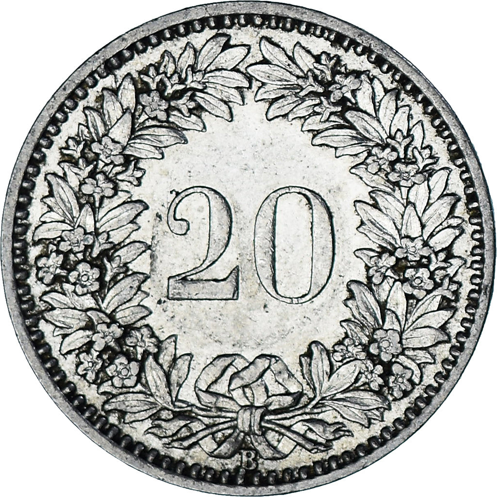Switzerland, 20 Rappen, 1913