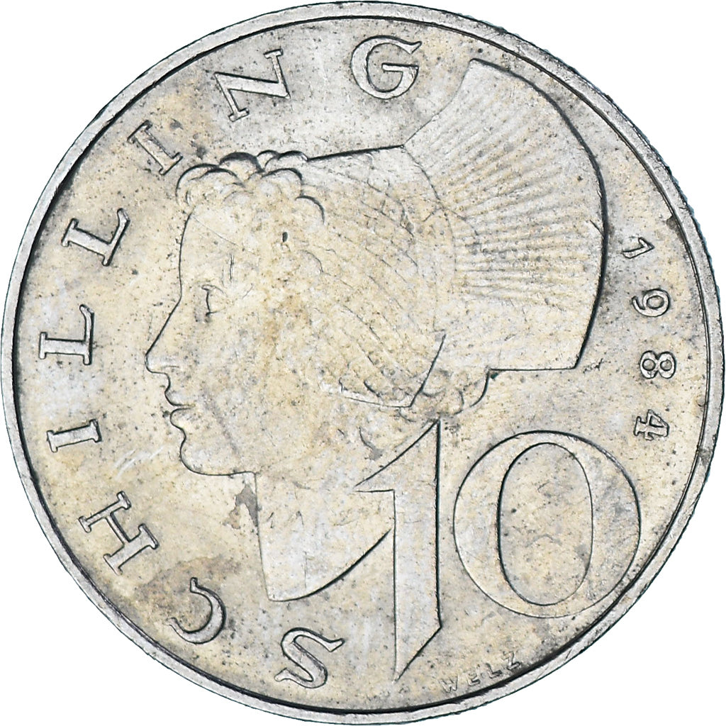 Österreich, 10 Schilling, 1984