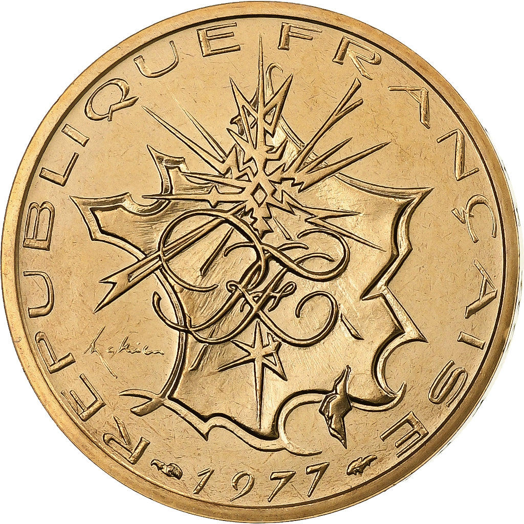 France, 10 Francs, Mathieu, 1977, MDP, série FDC, Cupro-aluminium-nickel