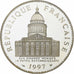 França, 100 Francs, Panthéon, 1997, MDP, Proof, Prata, MS(65-70), Gadoury:898a
