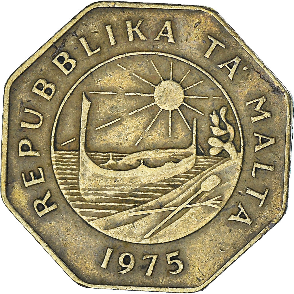 Malta, 25 Cents, 1975