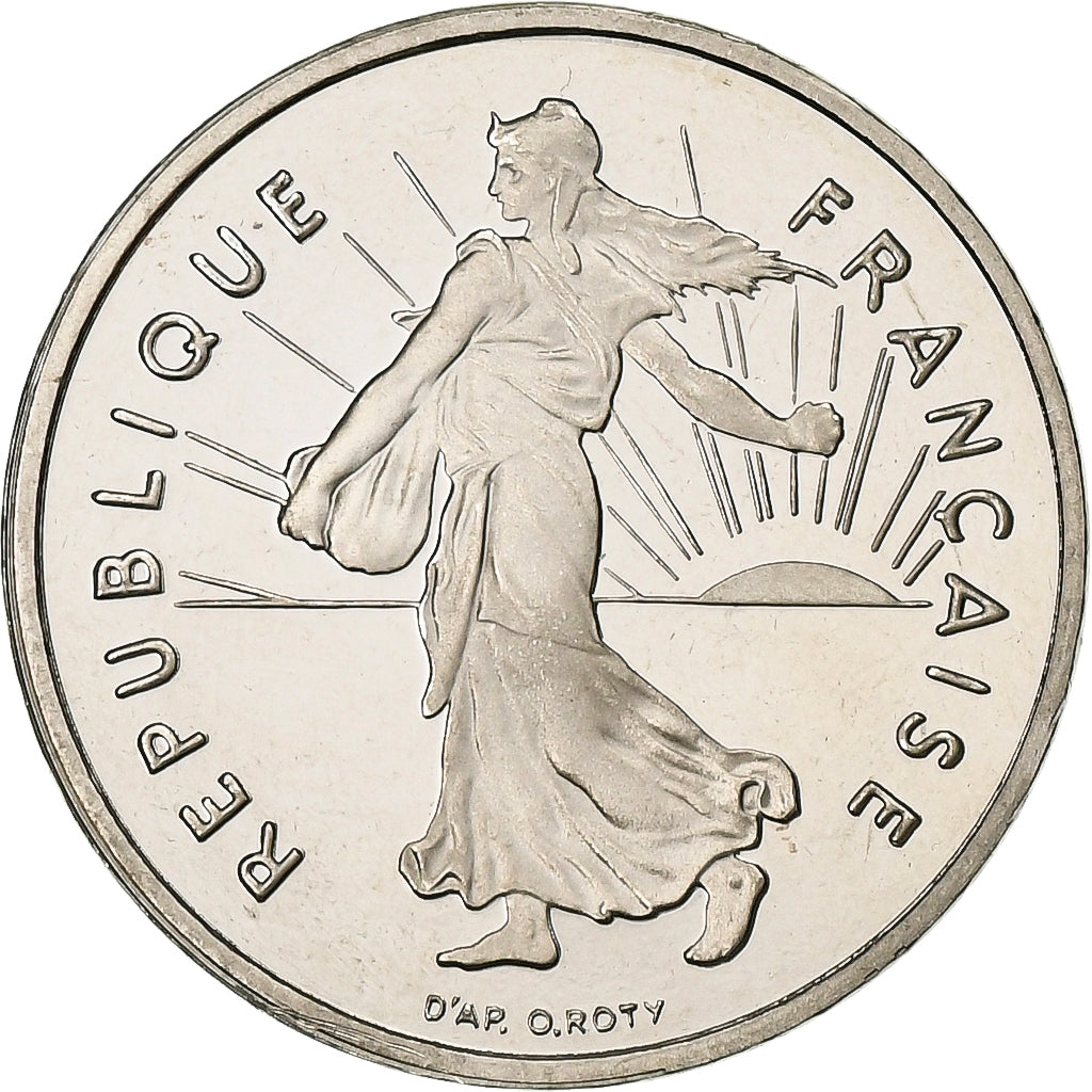 Frankreich, 1/2 Franc, Semeuse, 1997, MDP, PP, Nickel, STGL