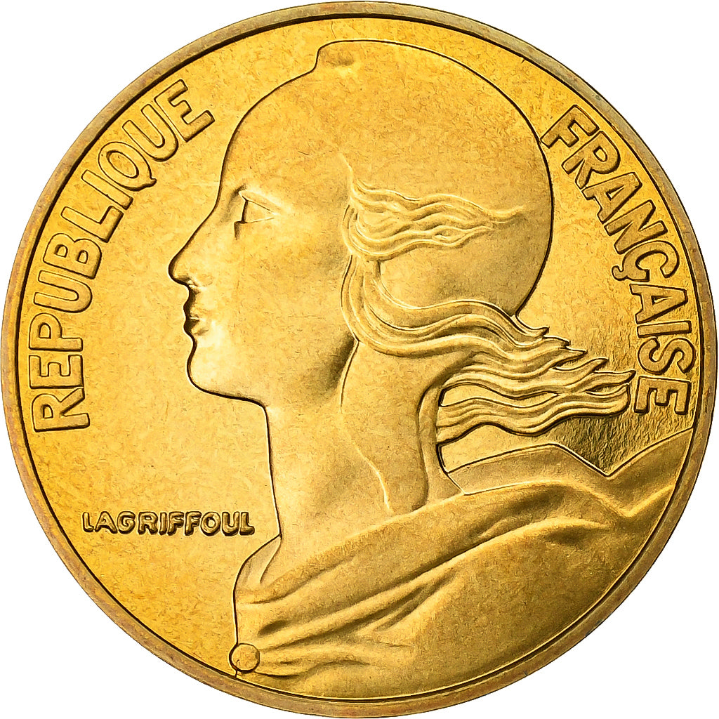 Francia, 20 Centimes, Marianne, 1997, MDP, Prueba, Bronce - aluminio, FDC