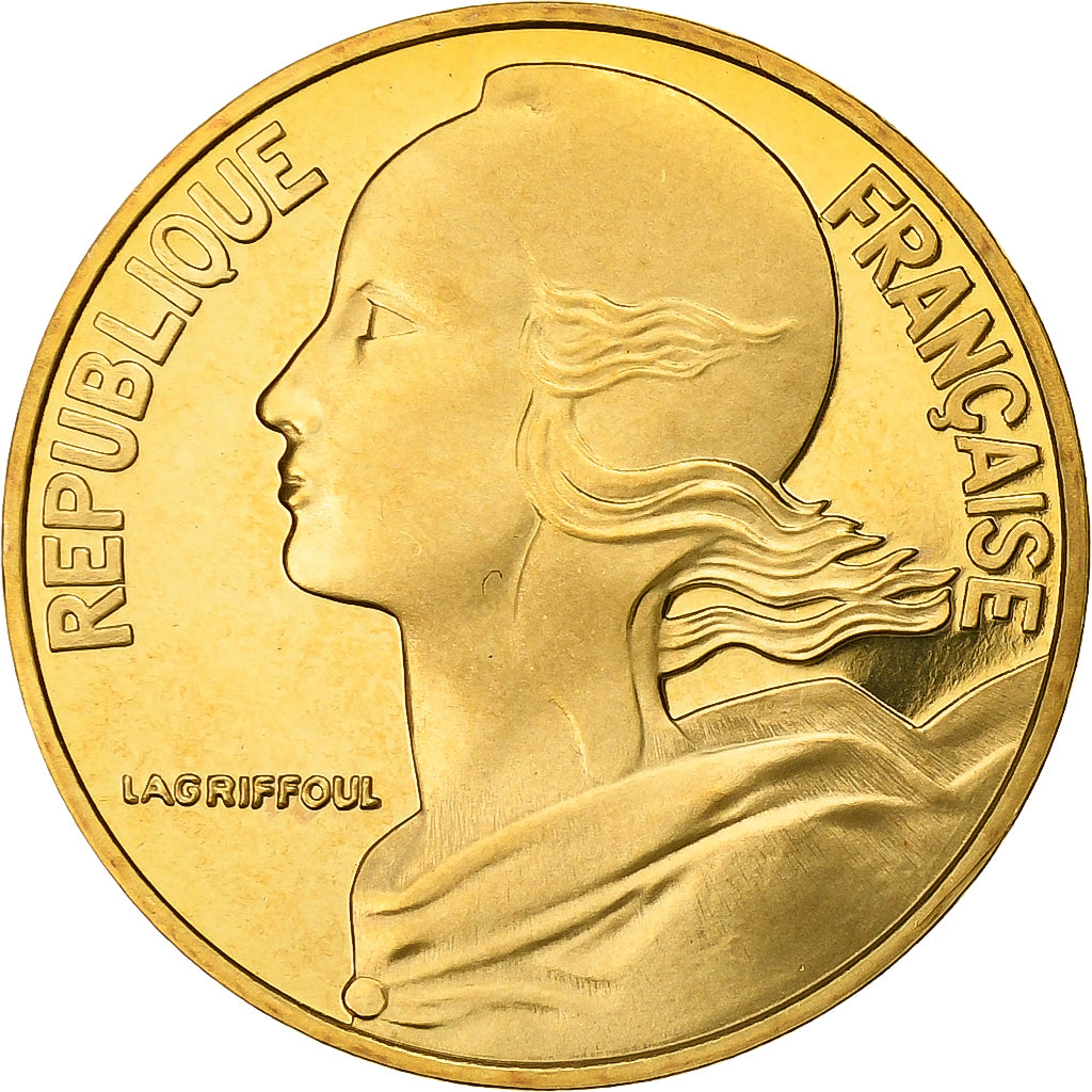 Frankreich, 20 Centimes, Marianne, 1998, MDP, PP, Bronze-Aluminium, STGL