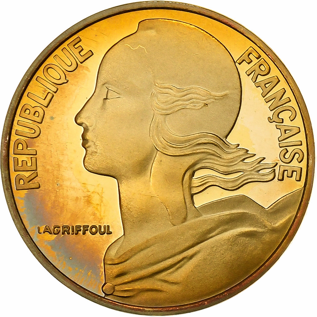 France, 10 Centimes, Marianne, 1997, MDP, Proof, Bronze-Aluminium, MS(65-70)