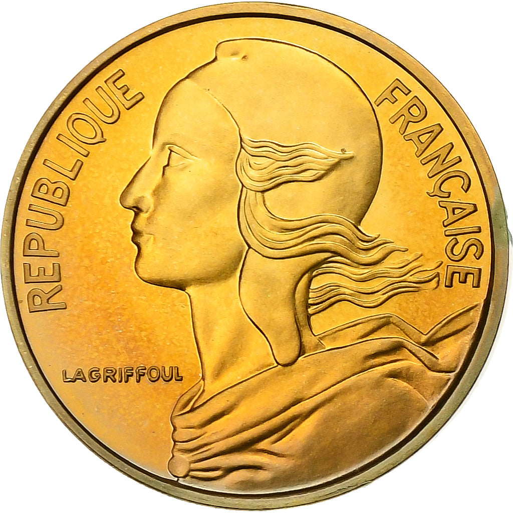 França, 5 Centimes, Marianne, 1997, MDP, Proof, Bronze-Alumínio, MS(65-70)