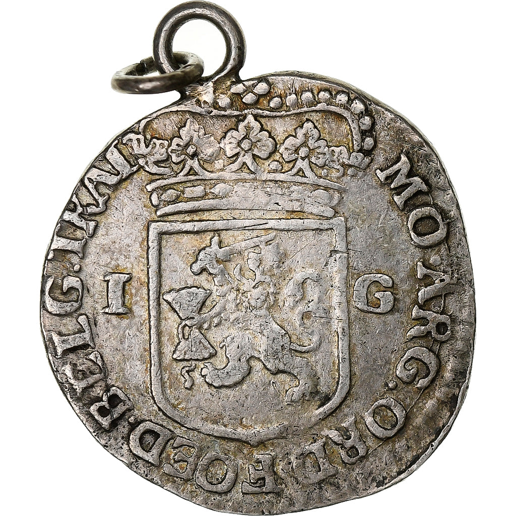 Dutch Republic, 1 Gulden, 1736, Utrecht, Plata, BC+, KM:102