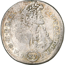Hungary, Leopold I, 15 Kreuzer, 1689, Kremnica, Silver, VF(20-25)