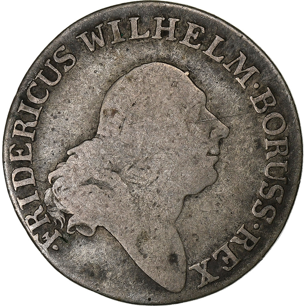 Kingdom of Prussia, Friedrich Wilhelm II, 4 Groschen, 1796, Berlin, Srebro