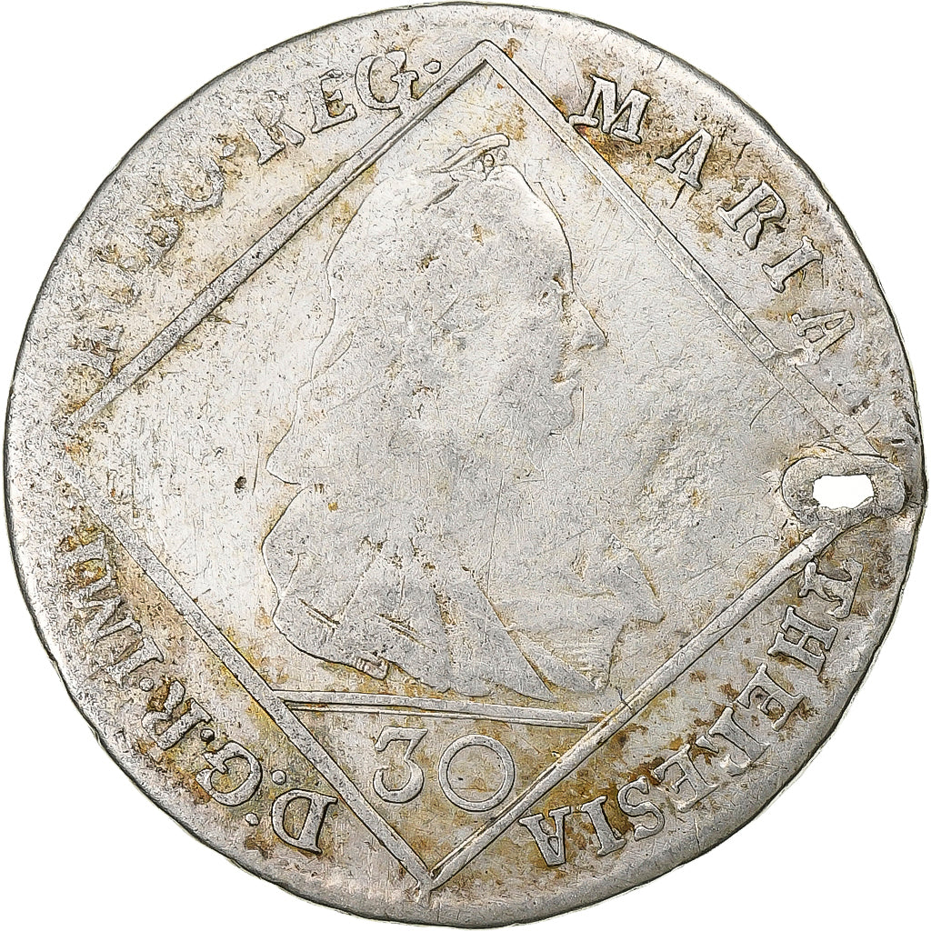 Austria, Maria Theresa, 30 Kreuzer, 1769, Vienna, Silver, VF(20-25), KM:1835
