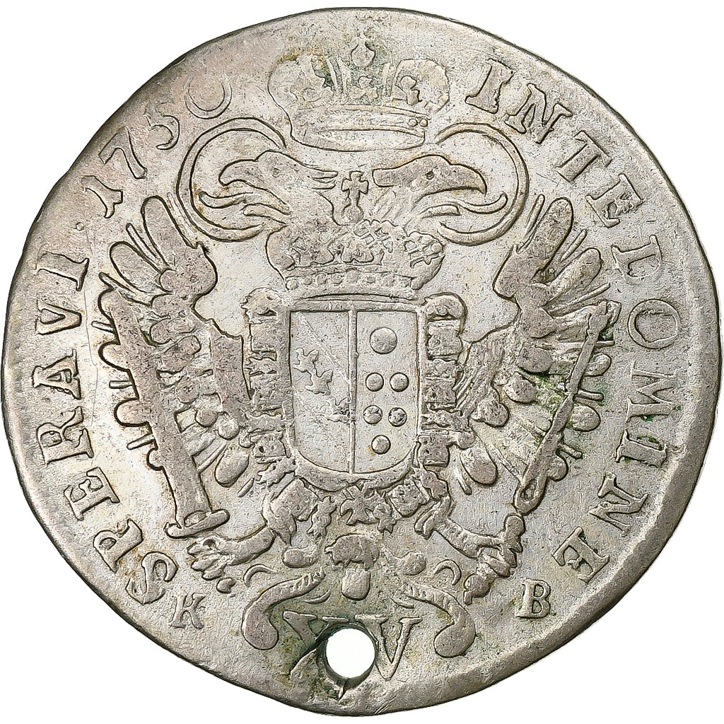 Autriche, François Ier, 15 Kreuzer, 1750, Vienne, Argent, TB, KM:2025