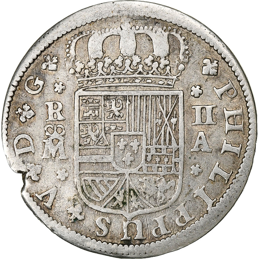 Spain, Philip V, 2 Reales, 1721, Madrid, Silver, VF(20-25), KM:296