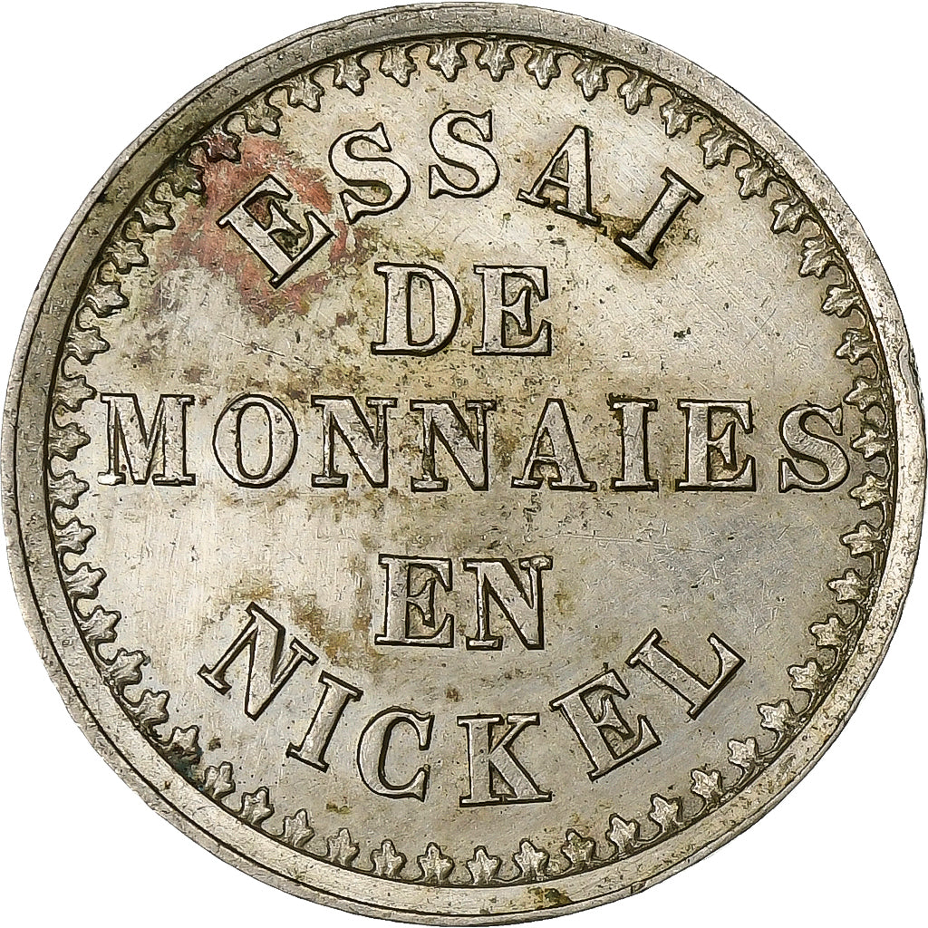 France, Napoleon III, 10 Centimes, Undated (1860), Paris, Nickel, AU(55-58)