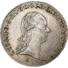 Austrian Netherlands, Leopold II, 1/4 Kronenthaler, 1791, Günzburg, Silver