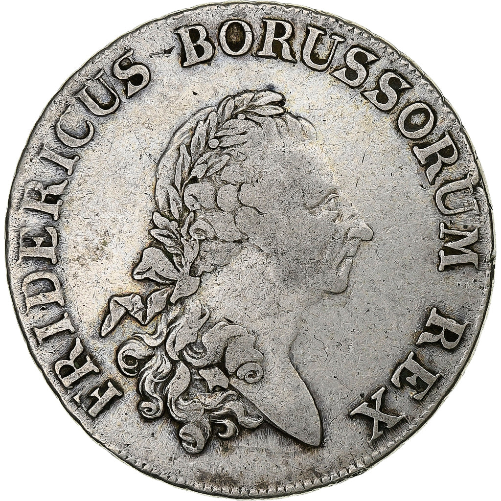 Kingdom of Prussia, Friedrich II, Reichsthaler, 1777, Berlin, Silver, VF(20-25)