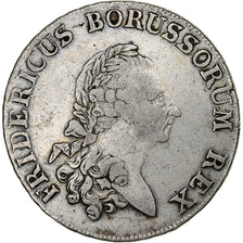 Kingdom of Prussia, Friedrich II, Reichsthaler, 1777, Berlin, Silver, VF(20-25)