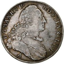 Électorat de Bavière, Maximilien III Joseph, Thaler, 1775, Amberg, Argent, TB
