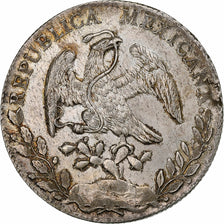 Mexico, 8 Reales, 1897, Culiacan, Silver, EF(40-45), KM:377.3