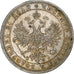 Russia, Alexander II, 1 Rouble, 1877, Saint Petersburg, Argento, BB