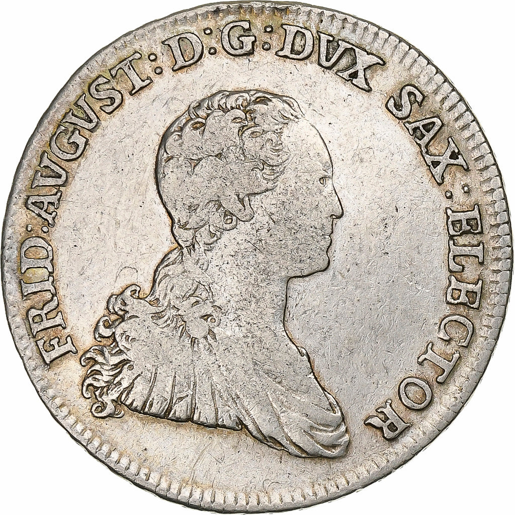 Electorate of Saxony, Friedrich August III, 2/3 Thaler, 1766, Dresden, Silver