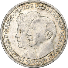 Duchy of Anhalt-Dessau, Friedrich II, 3 Mark, 1914, Berlin, Argento, BB, KM:30