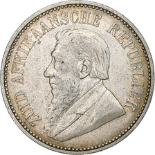 Transvaal Republic, 2-1/2 Shillings, 1892, Berlin, Zilver, FR+, KM:7