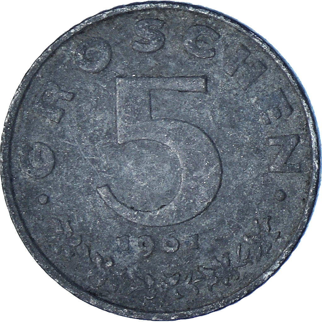 Oostenrijk, 5 Groschen, 1961