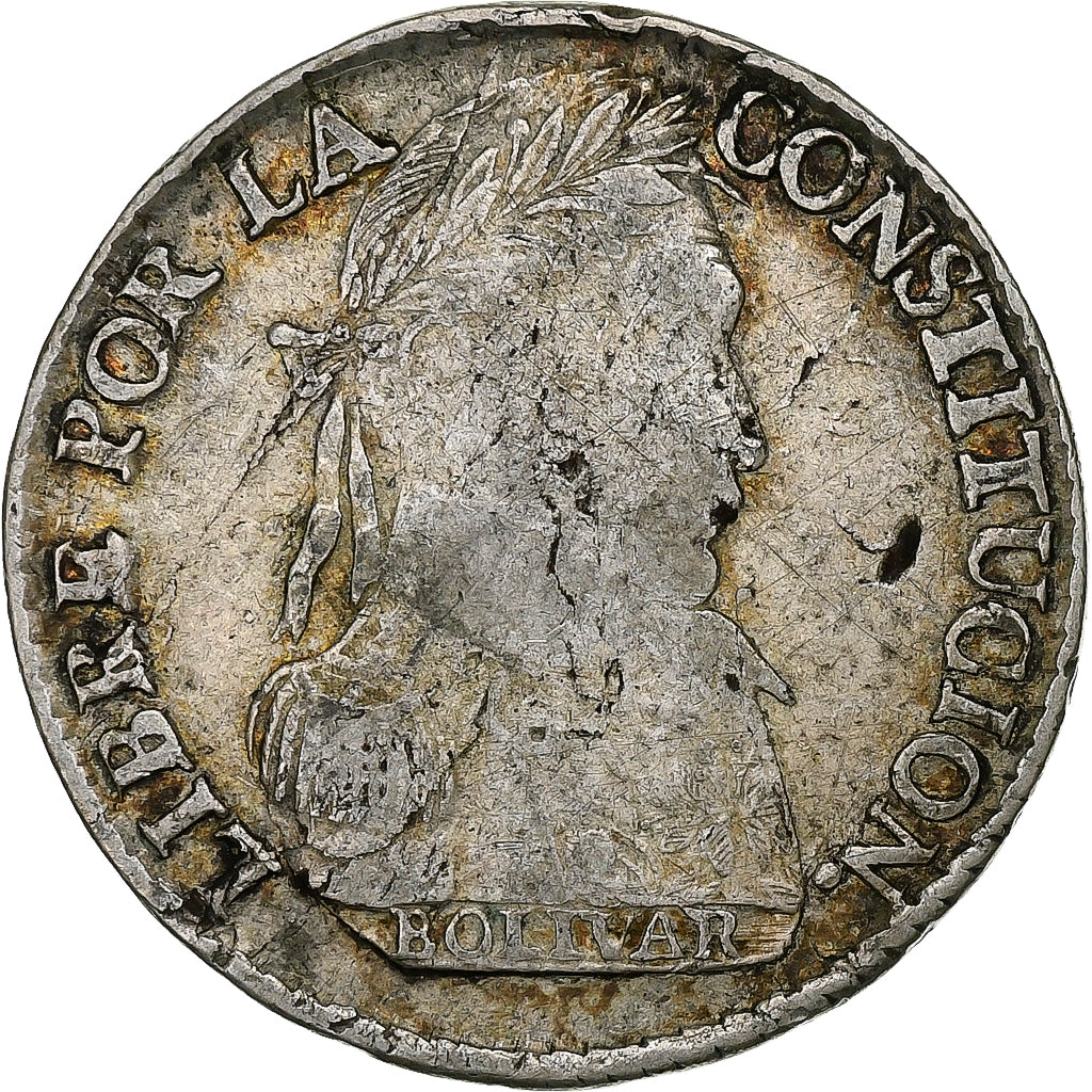 Bolivia, 4 Soles, 1830, Silver, F(12-15), KM:96a