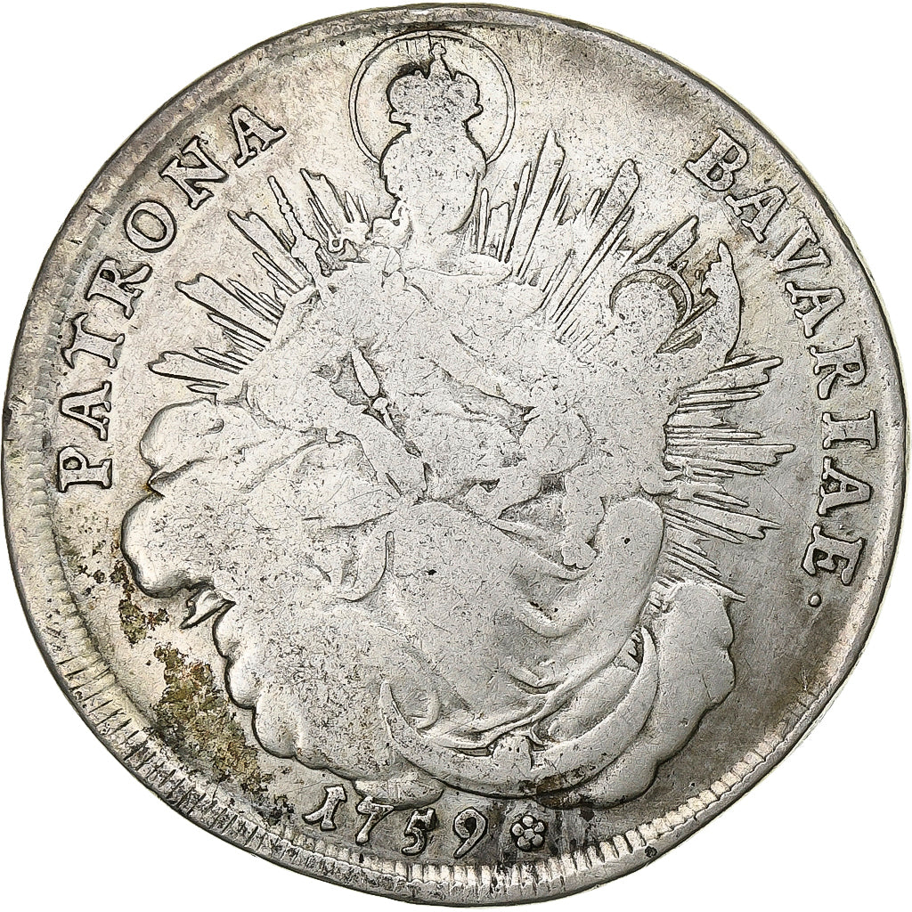 Electorate of Bavaria, Maximilian III Josef, Thaler, 1759, Munich, Silver
