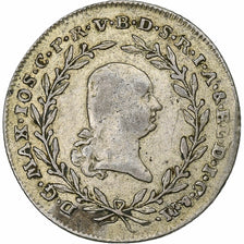 Electorate of Bavaria, Maximillian I Joseph, 20 Kreuzer, 1801, Munich, Argento