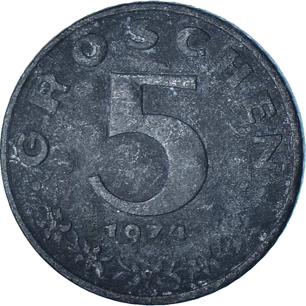 Österreich, 5 Groschen, 1974
