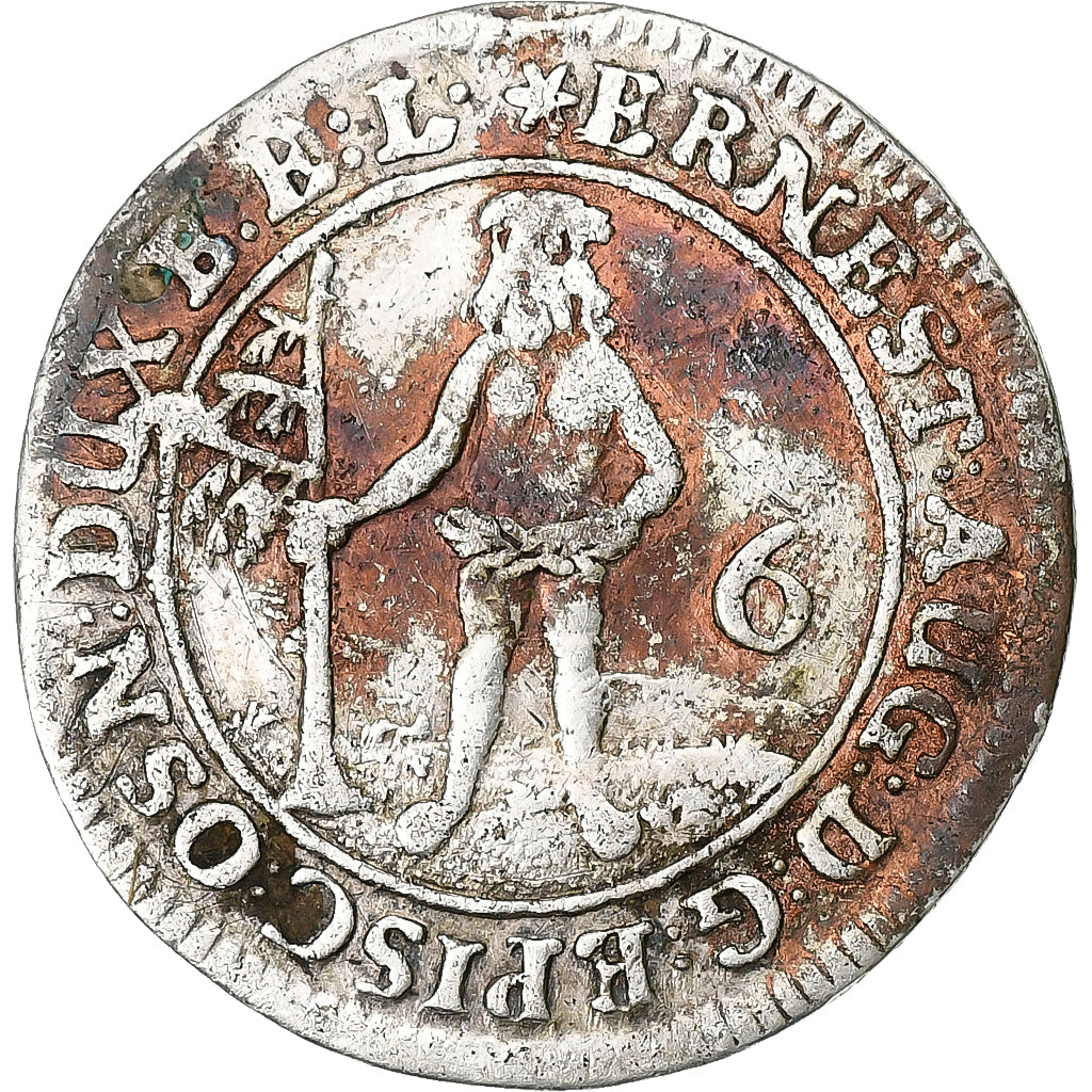 Duchy of Brunswick-Lüneburg, Ernst August, 6 Mariengroschen, 1689, Srebro