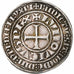 France, Louis IX, Gros Tournois, 1266-1270, Silver, AU(50-53), Duplessy:190D