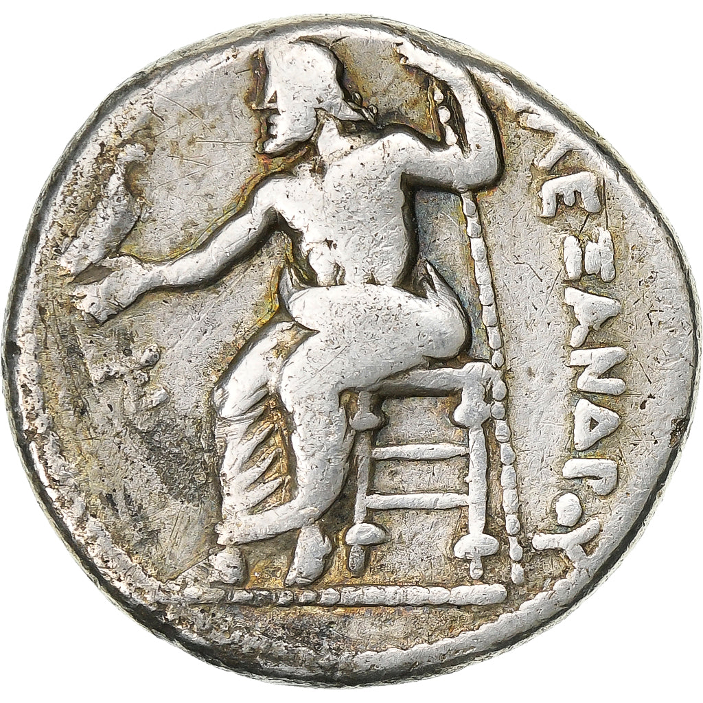 Alexander III the Great, Tetradrachm, 336-323 BC, Amphipolis, Silver, VF(30-35)