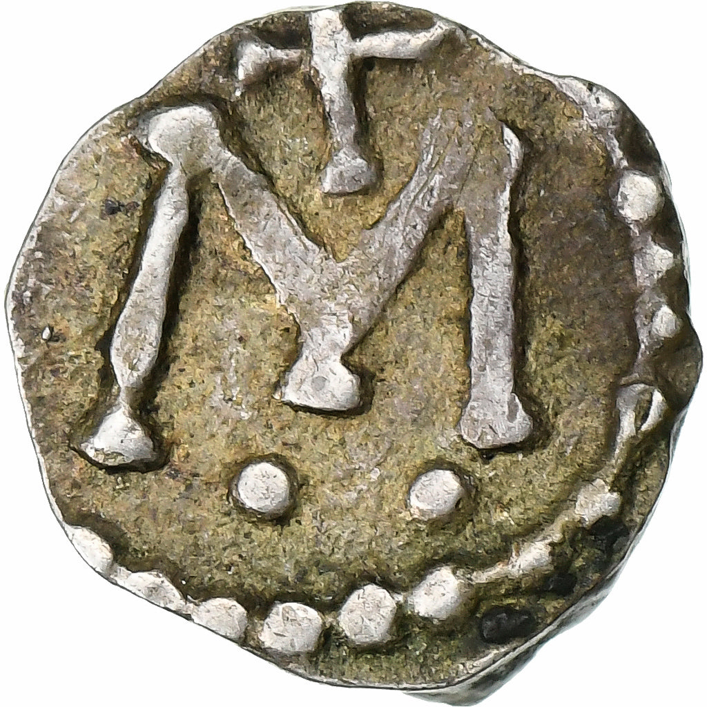 Francia, Denarius, 716-732, Marseille, Argento, MB, Belfort:2755
