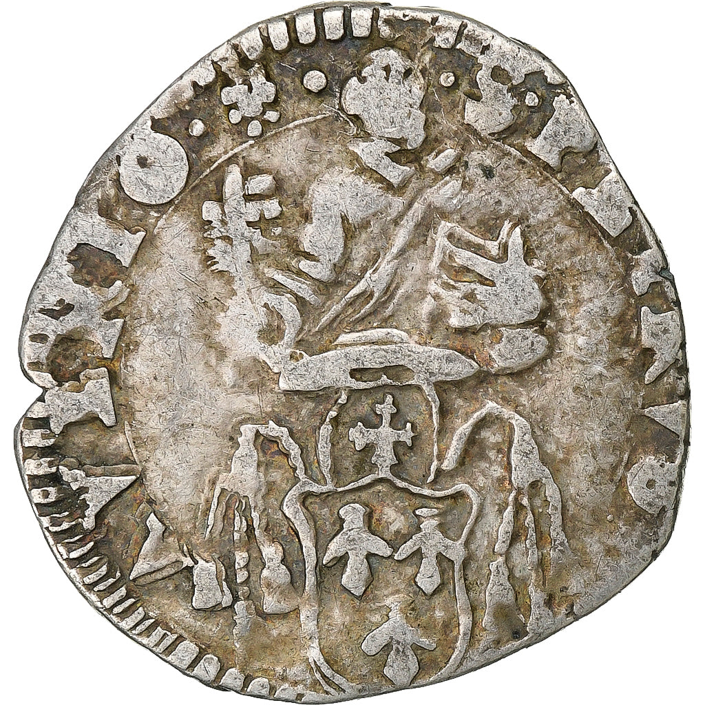 Comtat Venaissin, Urban VIII, Barberin, 1627, Avignon, Silber, S