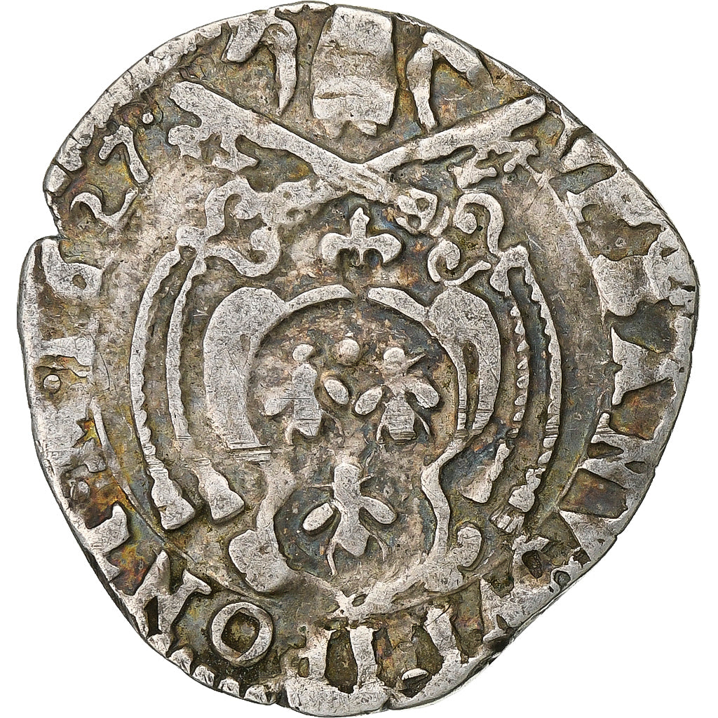Comtat Venaissin, Urban VIII, Barberin, 1627, Avignon, Silber, S