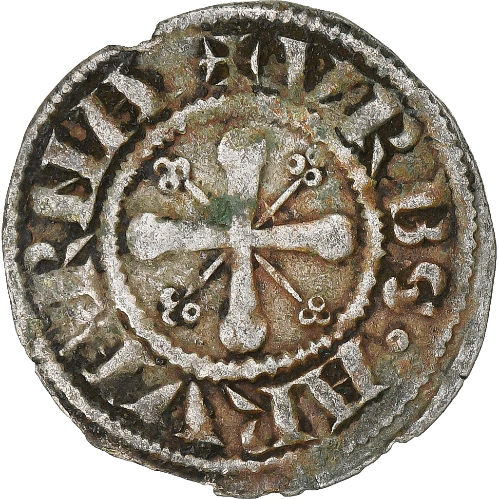 Bishopric of Clermont, Denarius, 1200-1300, Clermont-Ferrand, Silver, VF(30-35)