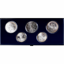 Soviet Union, Set 3x10 roubles+2x5 roubles, 1980 Olympics - Moscow, 1979