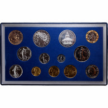 France, Coffret 1 c. à 100 frs., 1988, MDP, série FDC, MS(65-70)