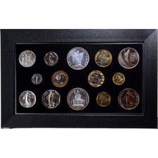 Frankreich, Coffret 1 c. à 100 frs., 1989, MDP, série FDC, STGL