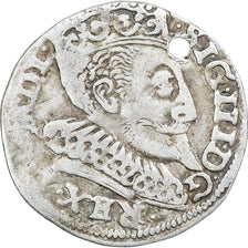 Poland–Lithuania, Sigismund III, 3 Groschen, 1596, Bydgoszcz, Argento, MB