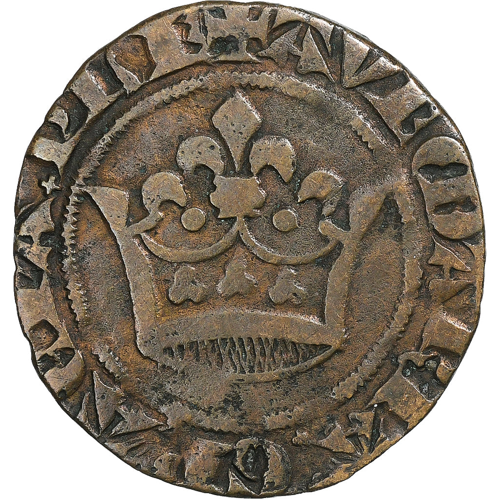 Francia, ficha, Jeton de Compte à la Couronne, Bronzo, BB