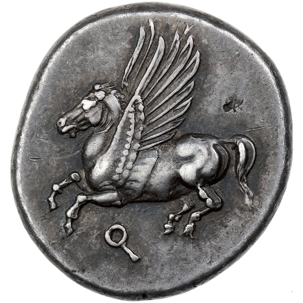 Corinthia, Stater, ca. 345-307 BC, Corinth, Silber, SS+, HGC:4-1848