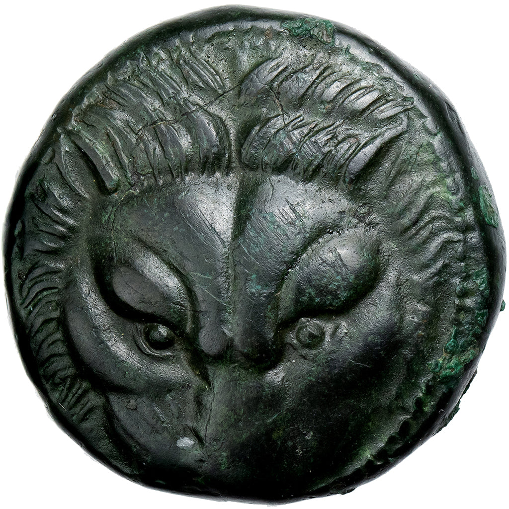 Bruttium, Hexas, ca. 351-280 BC, Rhegion, Bronzo, BB, HGC:1-1682